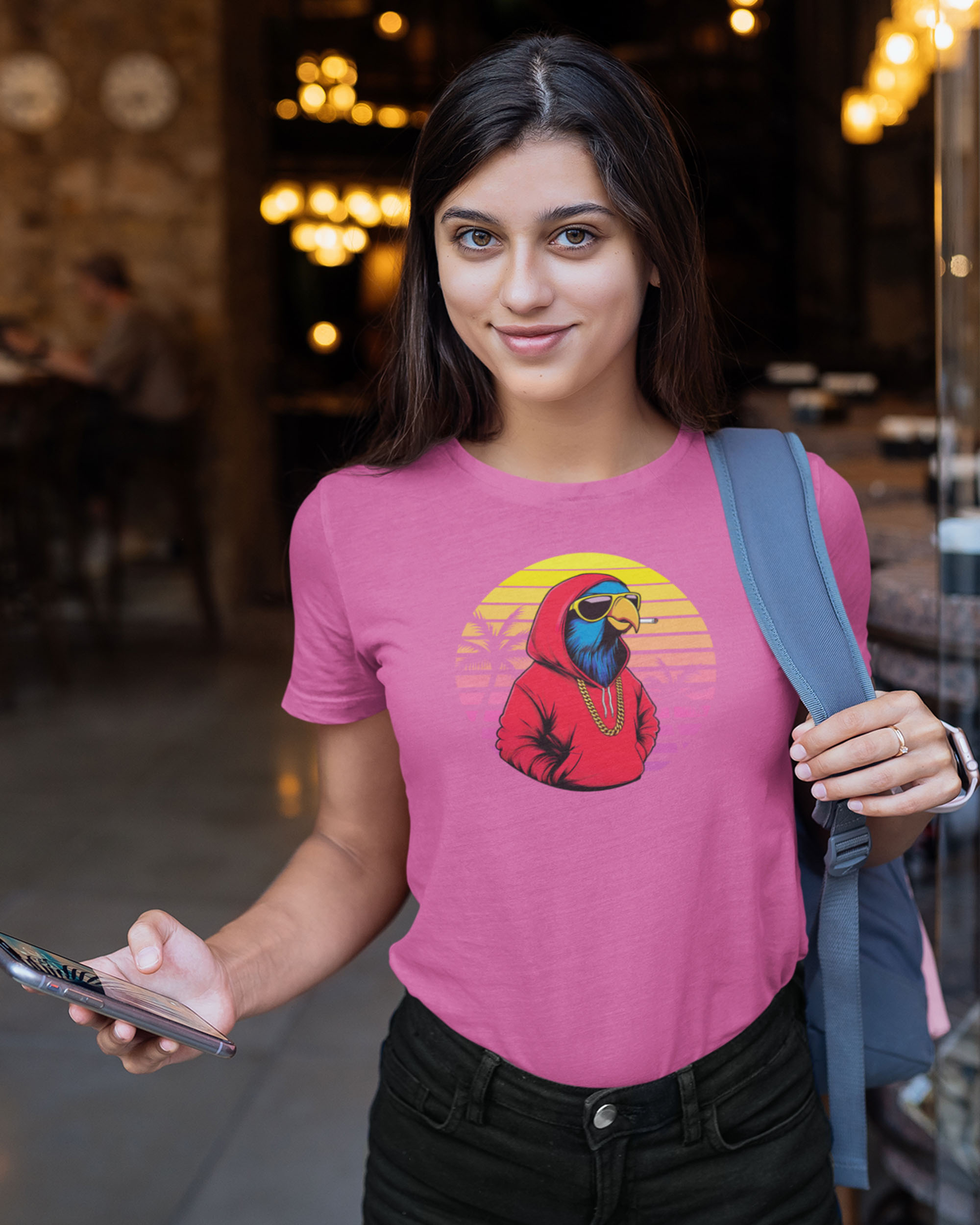 Cholo Parrot/OG Parrot Women's Fitted T-shirt - Image 4