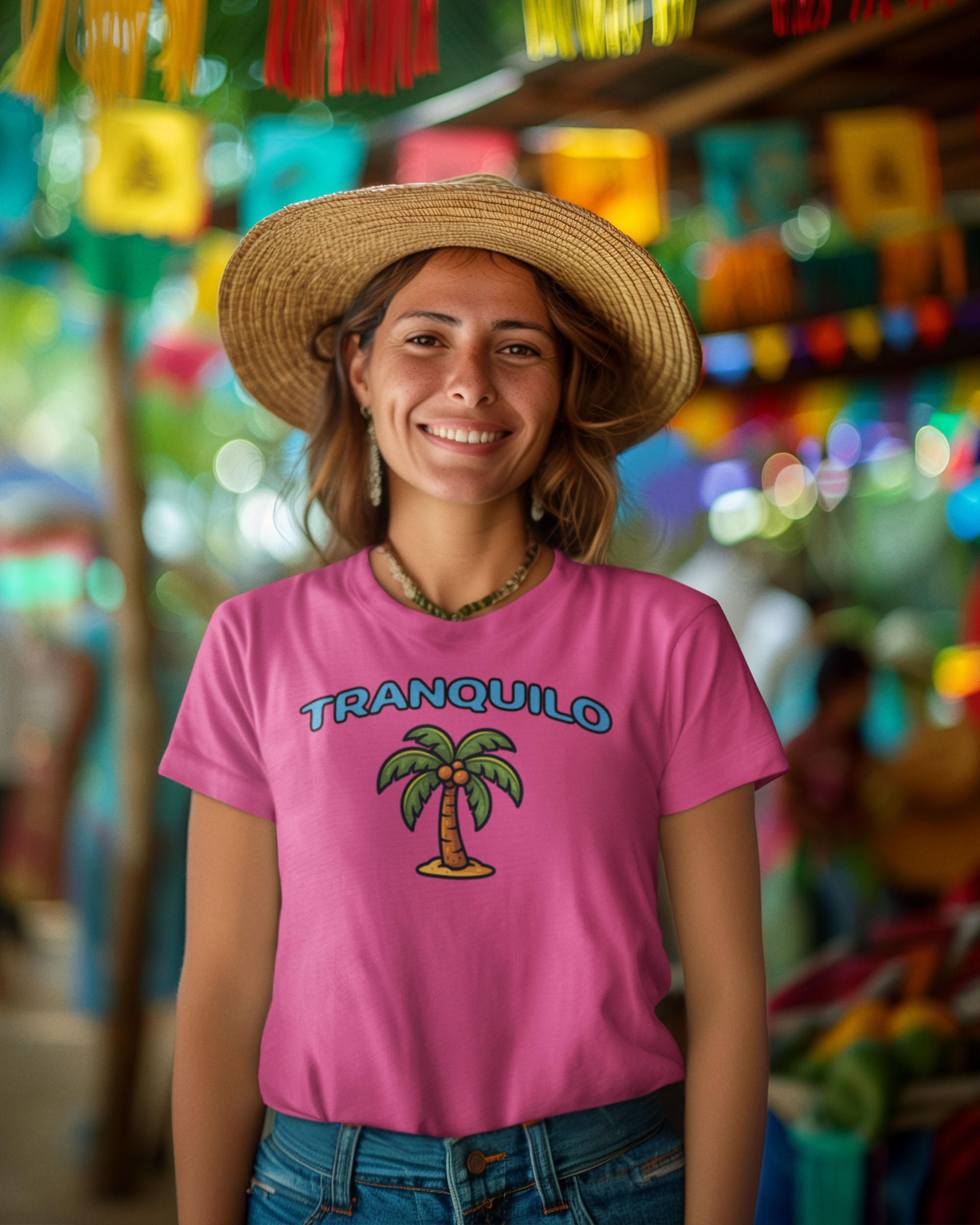 Tranquilo/Chill Women's Fitted T-shirt - Image 2