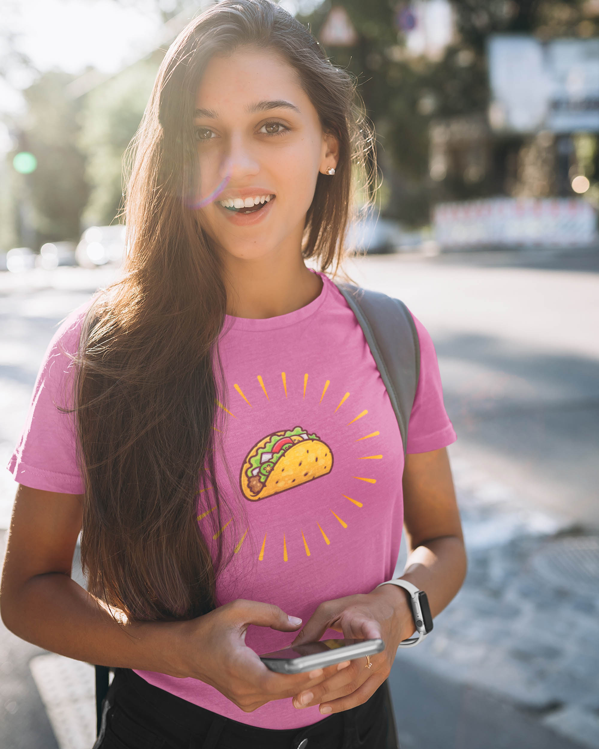 Dame El Taco/Holy Taco Women's Fitted T-shirt - Image 3
