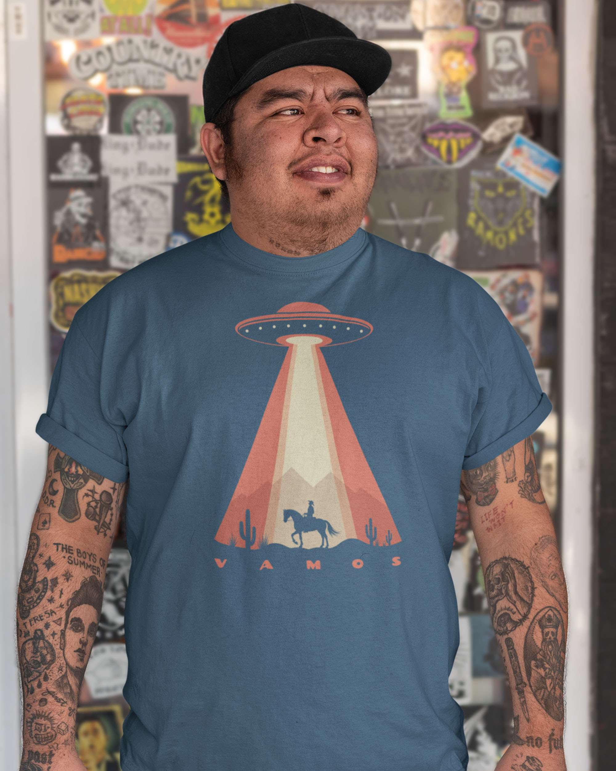 Vamos/Let's Ride Unisex T-Shirt - Image 3