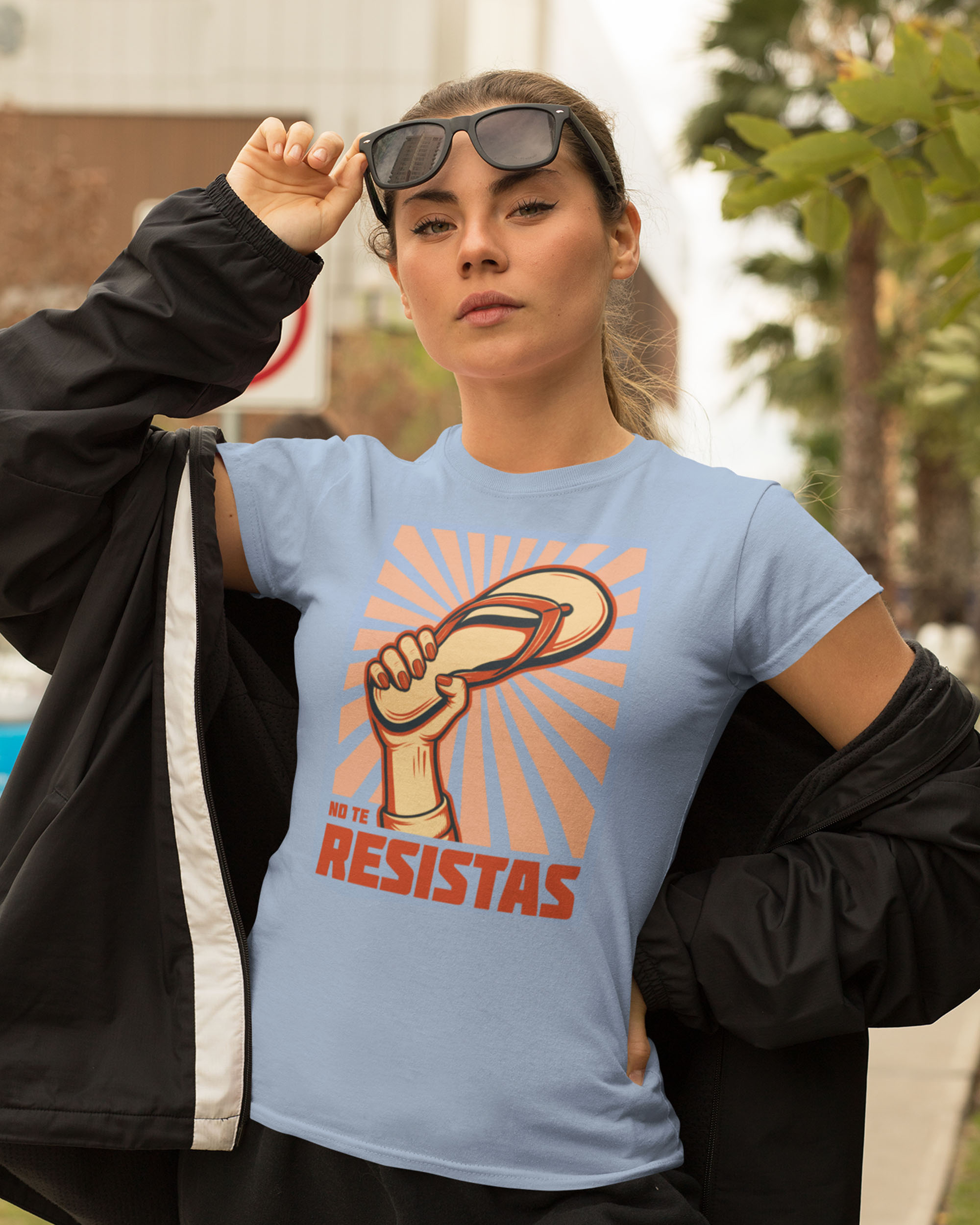 No Te Resistas/Do Not Resist Women's Fitted T-shirt - Image 3