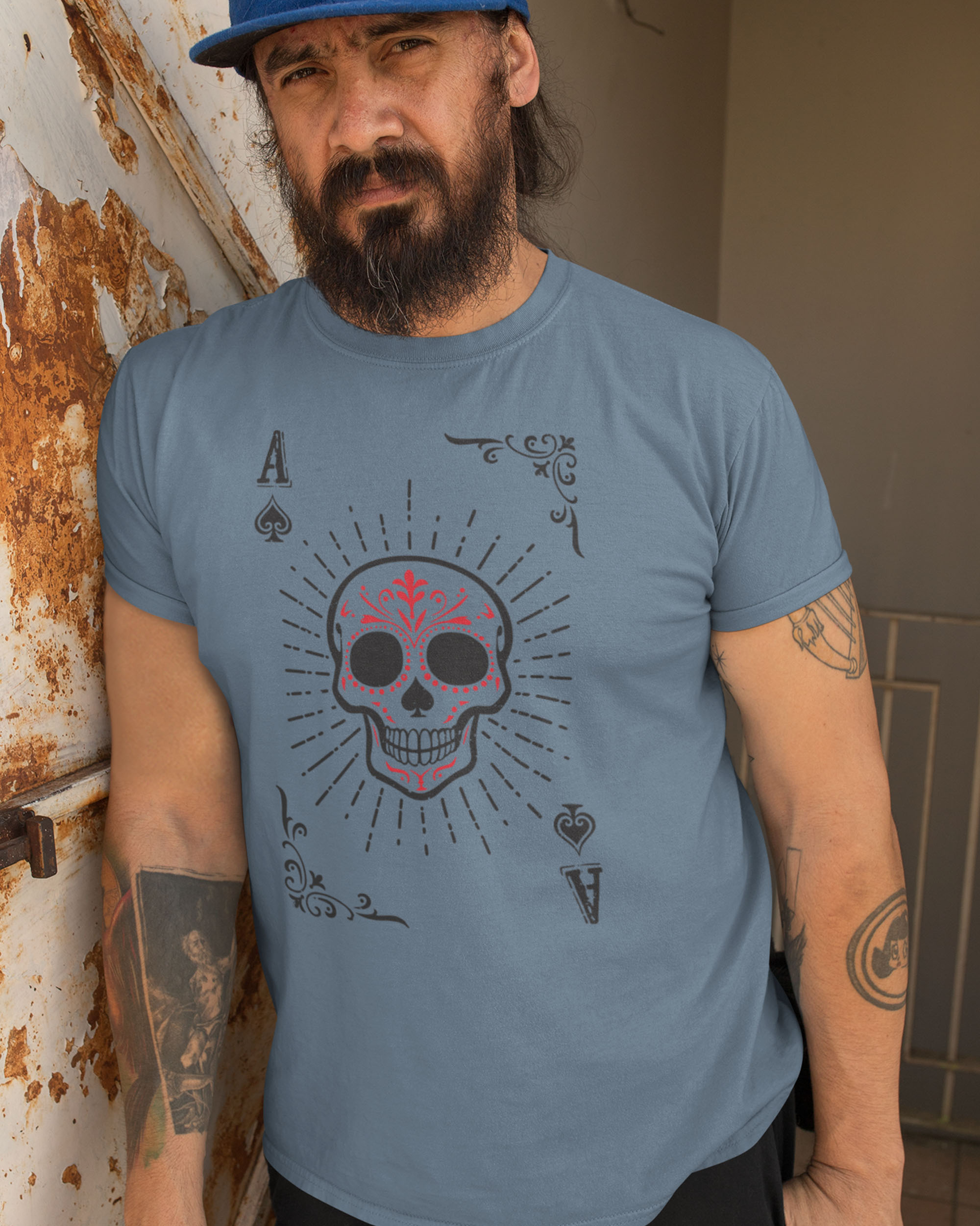La Mano Del Muerto/Deadman's Hand Unisex T-Shirt - Image 5