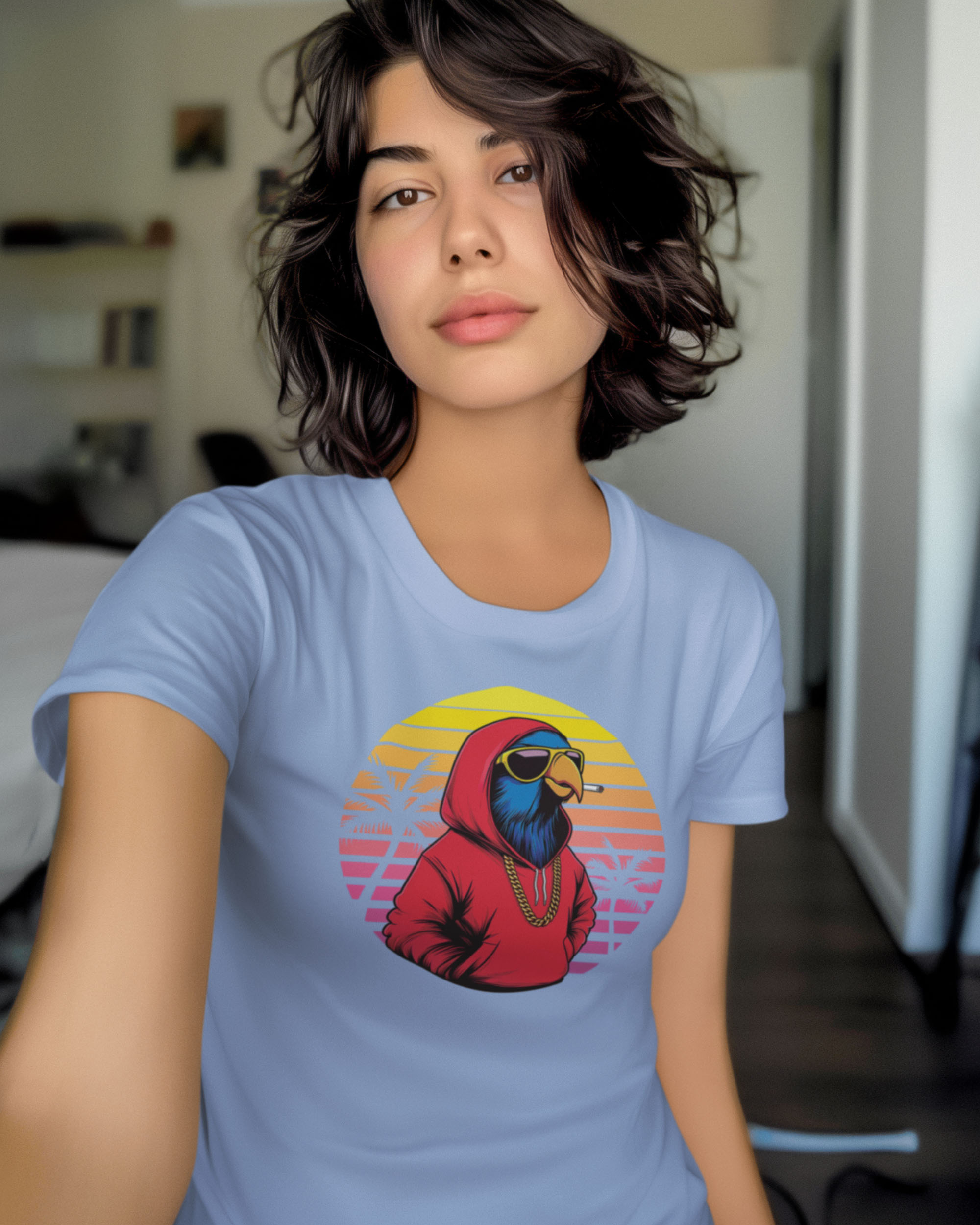 Cholo Parrot/OG Parrot Women's Fitted T-shirt - Image 2