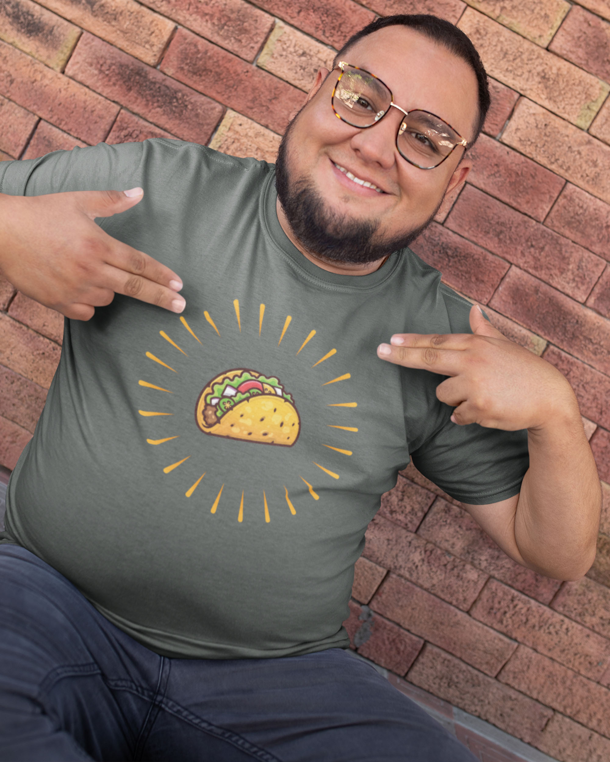 Dame El Taco/Holy Taco Unisex T-Shirt - Image 4