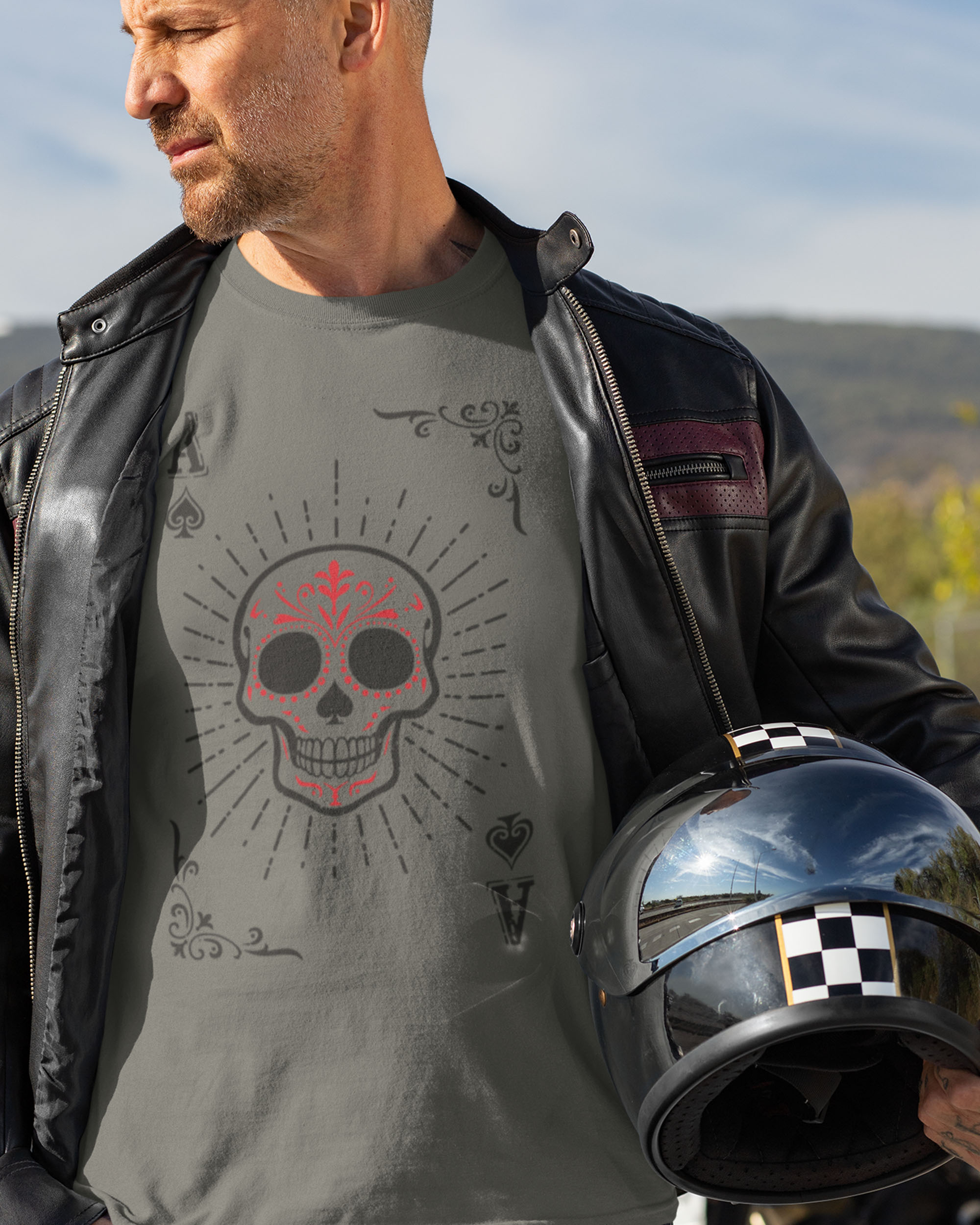 La Mano Del Muerto/Deadman's Hand Unisex T-Shirt - Image 4