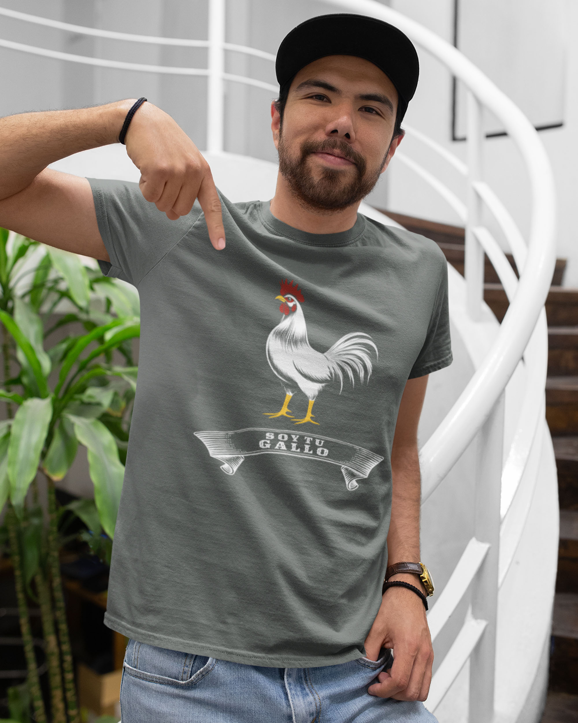 Soy Tu Gallo/I'm Your Guy Unisex T-shirt - Image 4