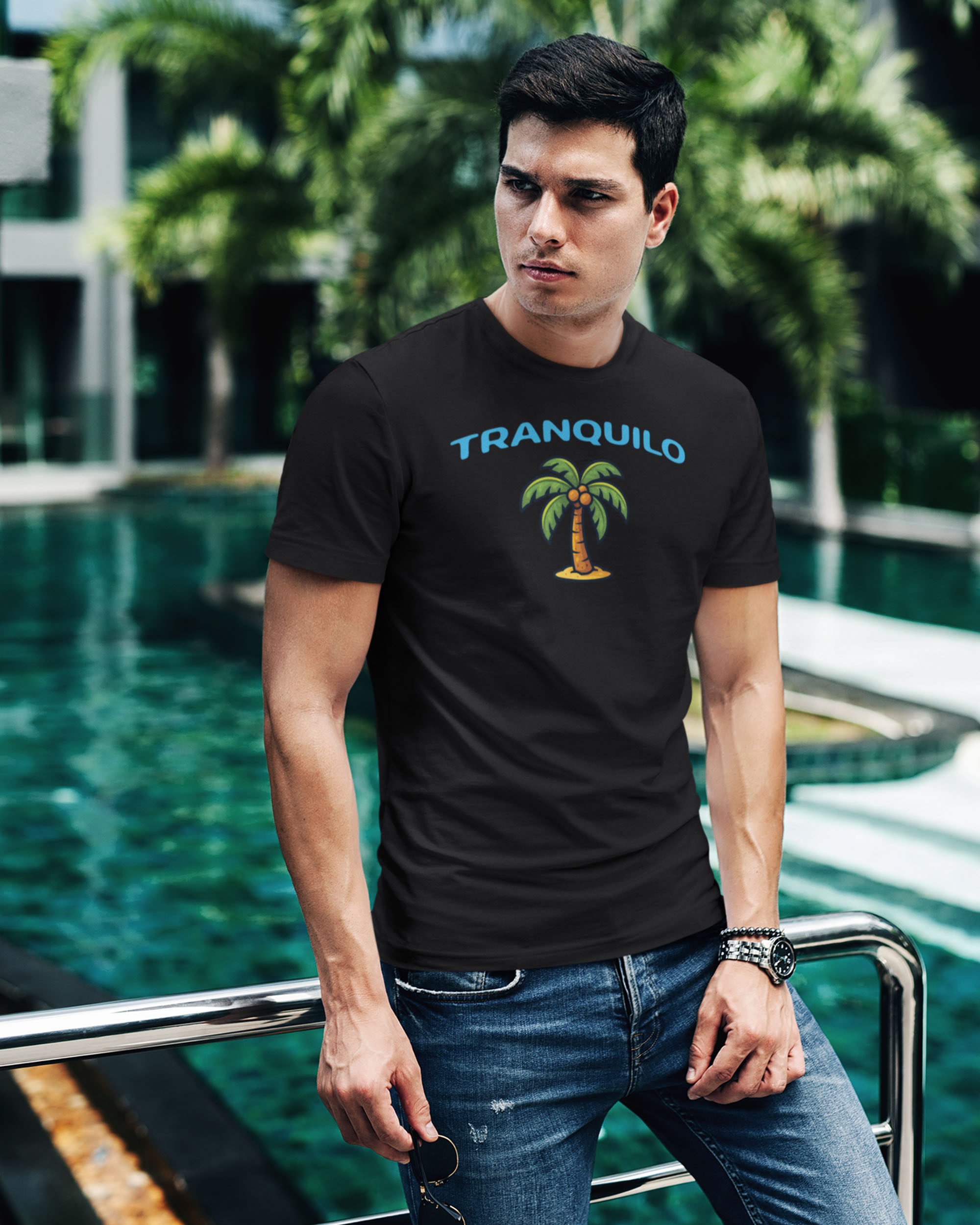 Tranquilo/Chill Unisex T-Shirt - Image 3