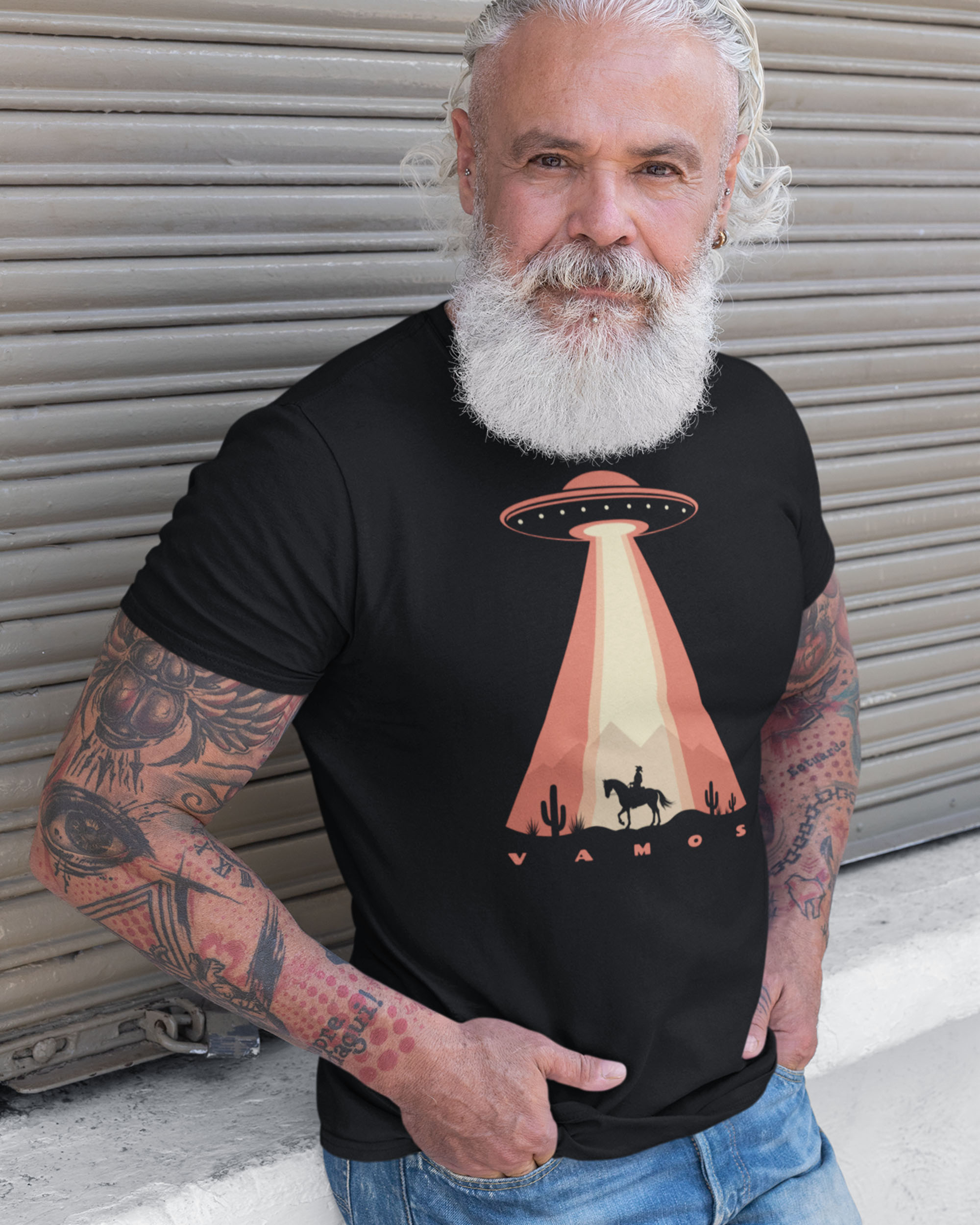 Vamos/Let's Ride Unisex T-Shirt - Image 2