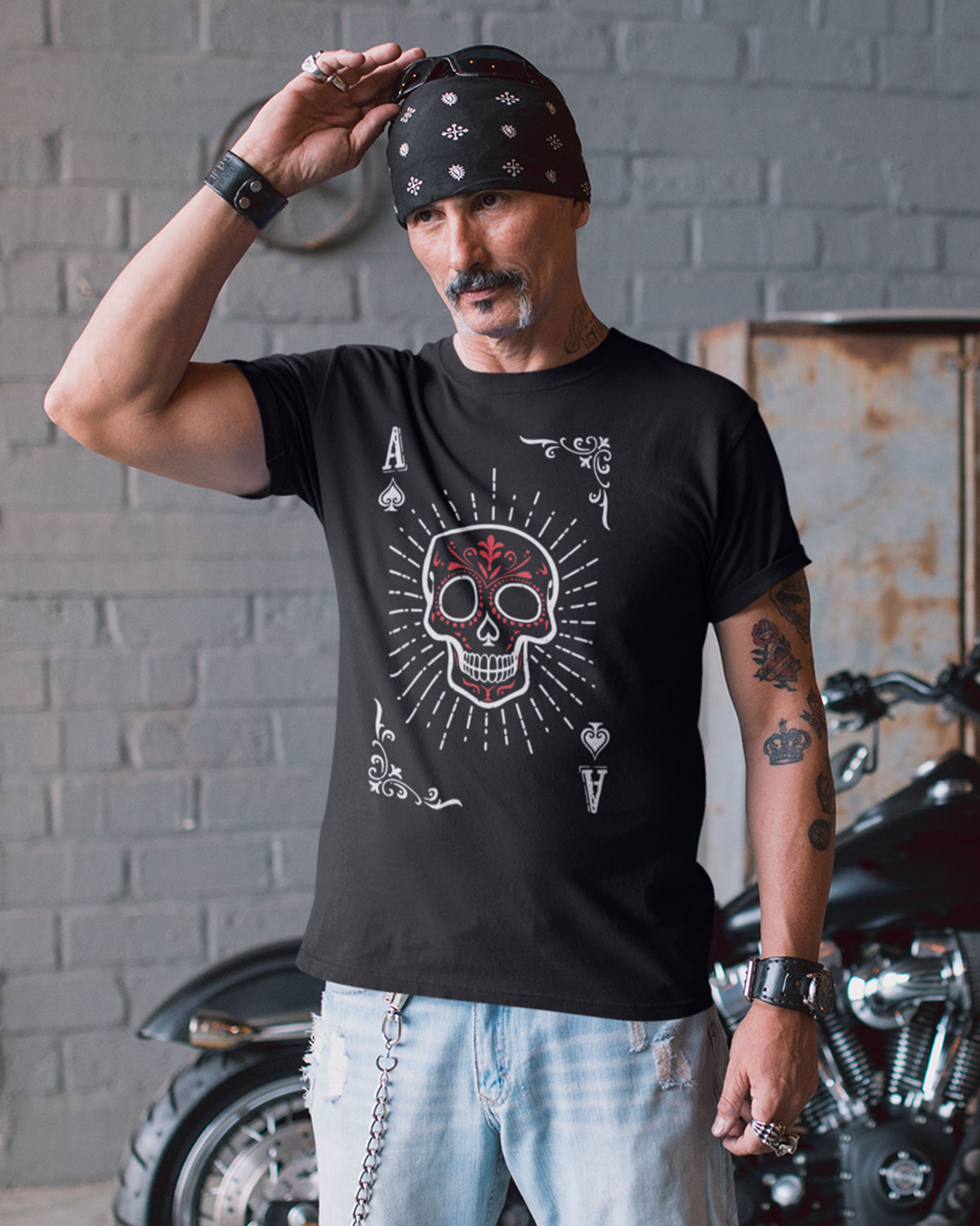 La Mano Del Muerto/Deadman's Hand Unisex T-Shirt - Image 2