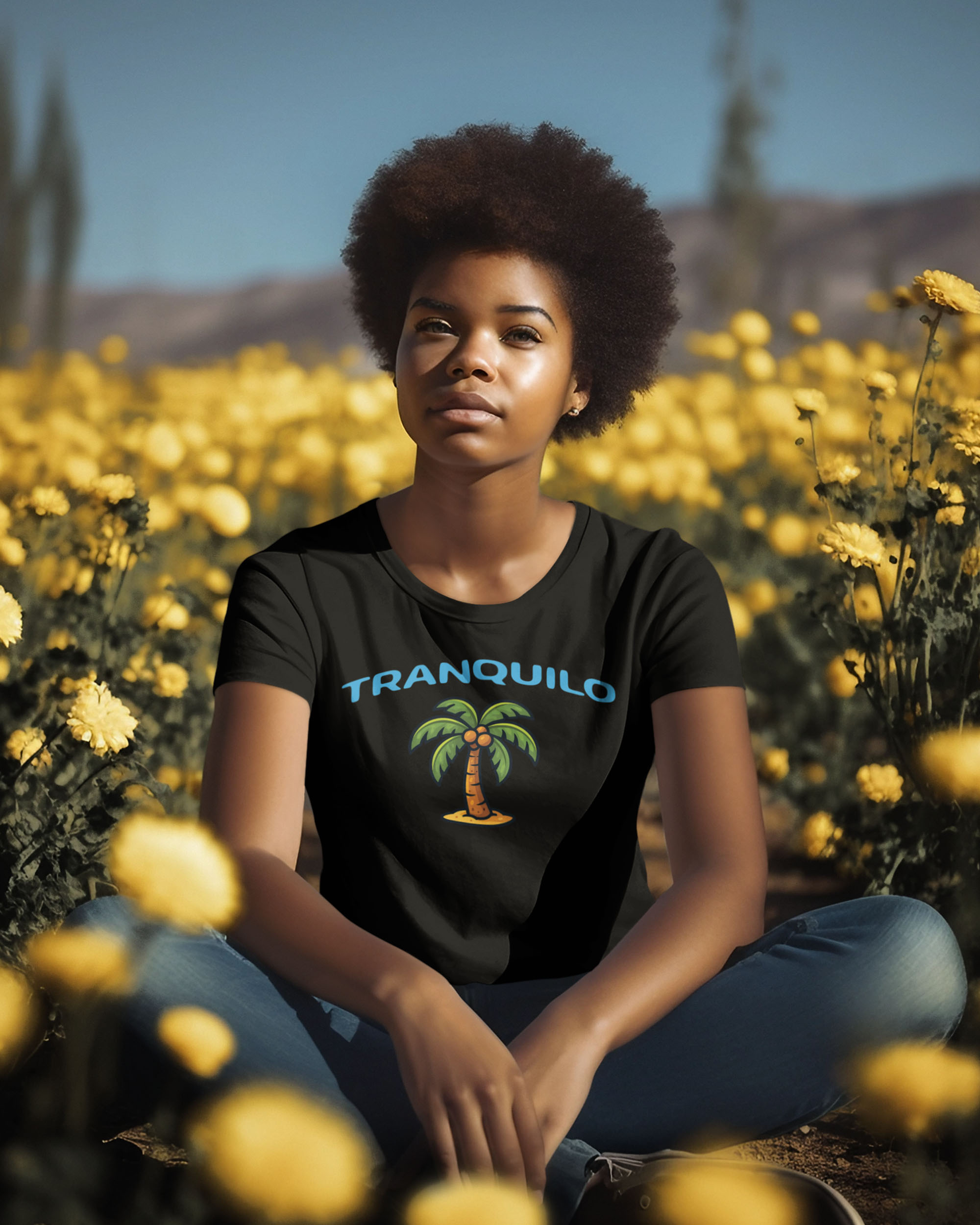Tranquilo/Chill Women's Fitted T-shirt - Image 5