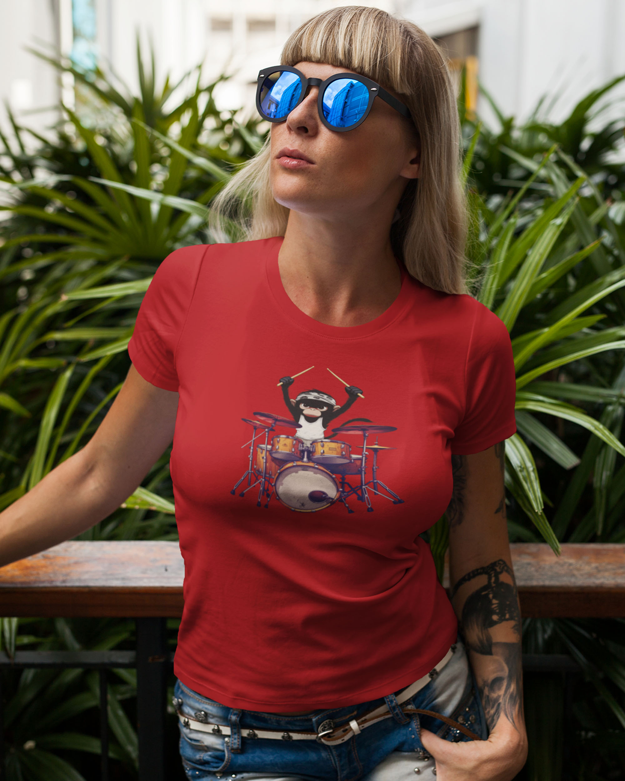 Ritmos De Chango/Monkey Beats Women's Fitted T-shirt - Image 3