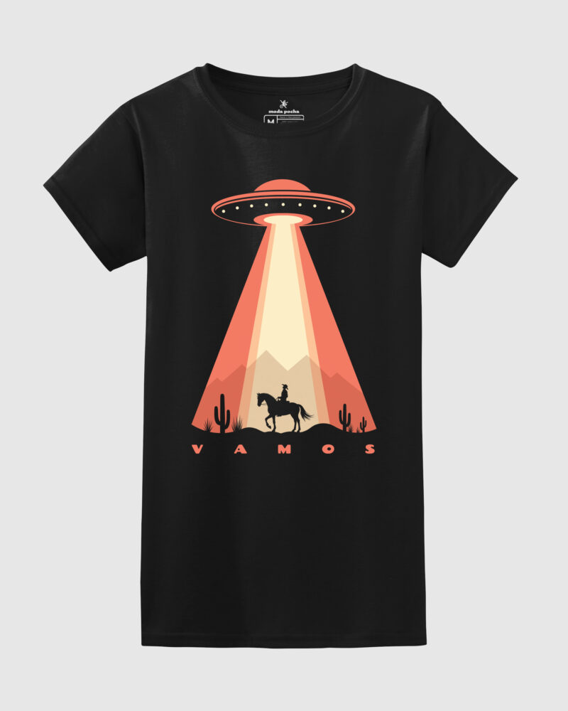 Vamos/Let's Ride Women's Fitted T-shirt