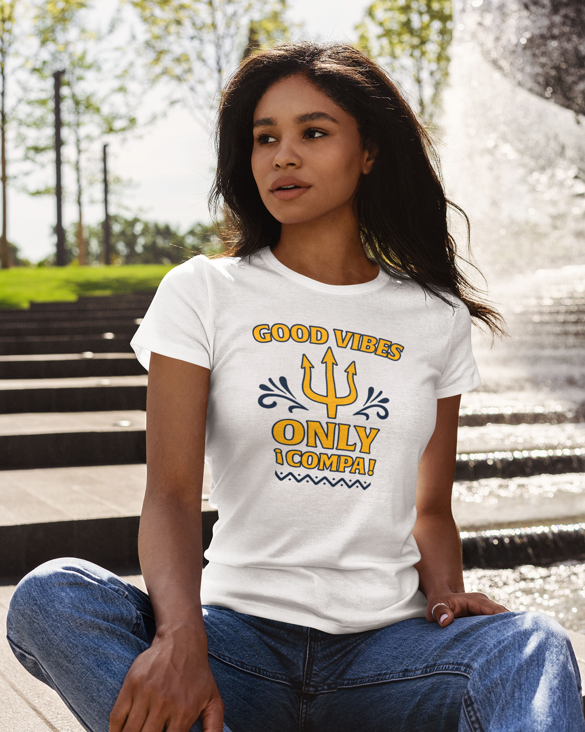 Sólo Buenas Vibras/Good Vibes Only Unisex T-Shirt - Image 3